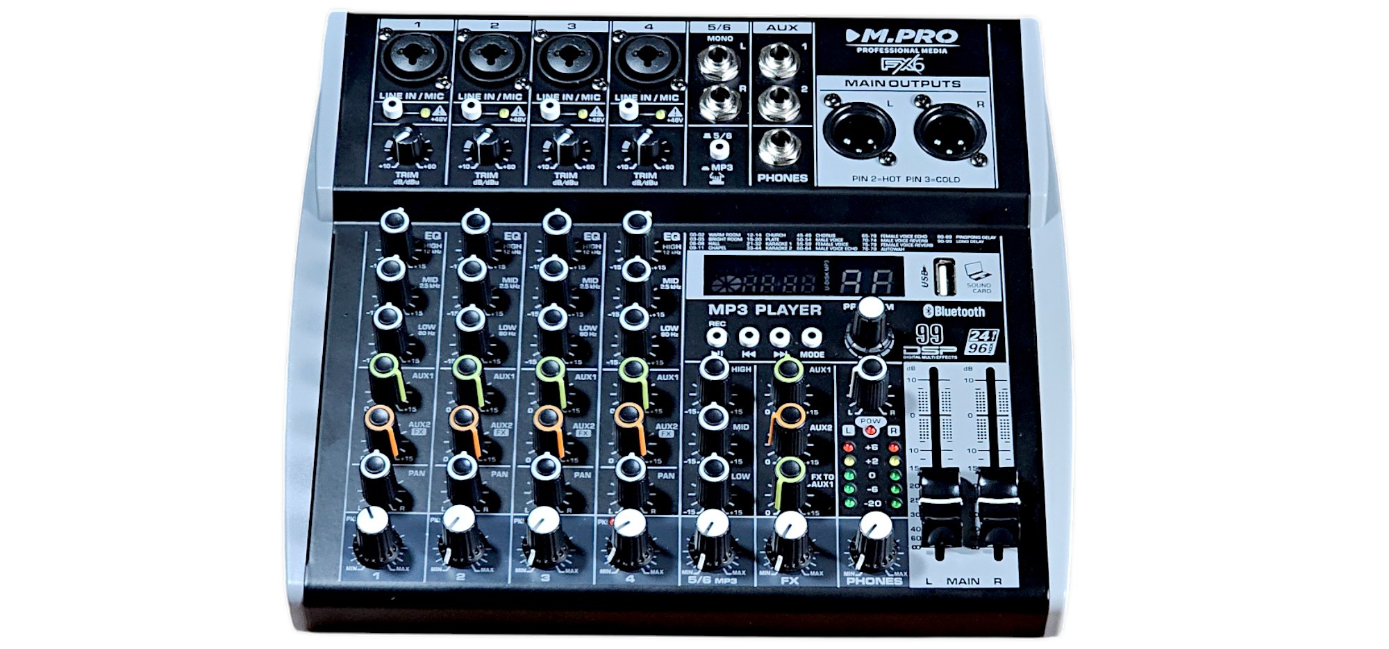 میکسر صدا مدل FX6 مارک M.PRO