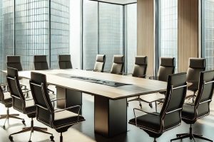 ابعاد میز کنفرانس 8 نفره